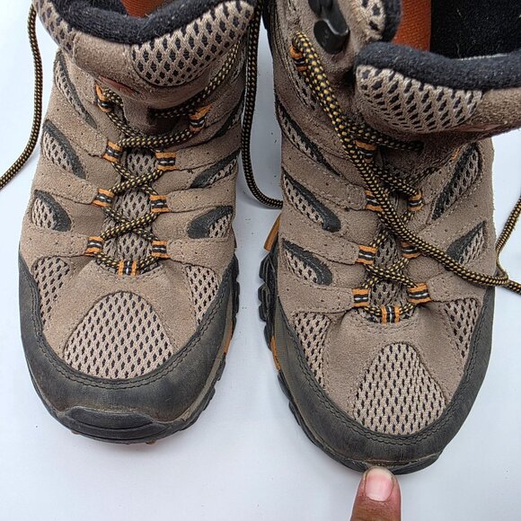 Merrell Moab Ventilator Mid Mens Size 11.5 Walnut Brown Hiking Boots Camping - Picture 8 of 13